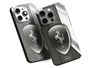 Ferrari Cover Silicone Telefono Look Elegante